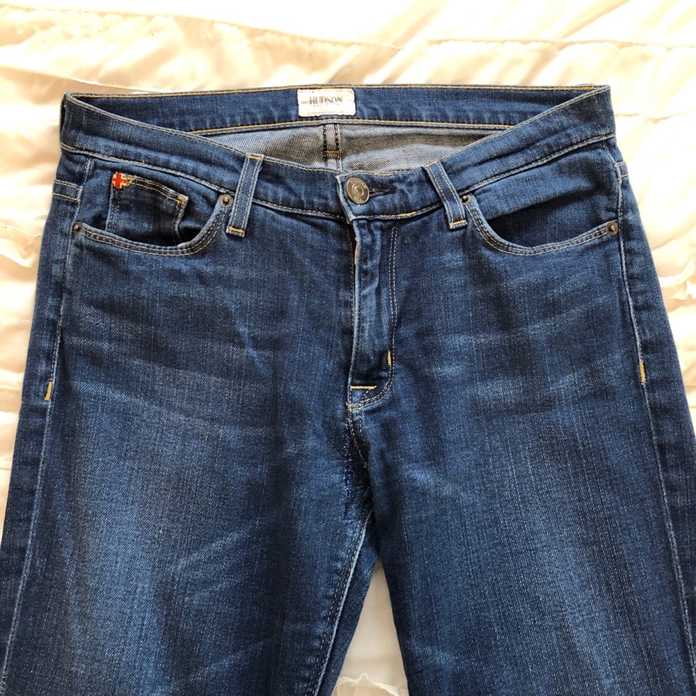Hudson straight leg jeans